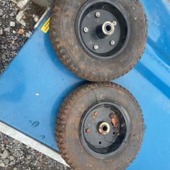 2 wheels for a go kart trailer