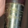 Rare Antique Milwards Fishing Rod, A genuine white agate stone Image 4