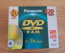 Panasonic DVD RAM 2-3x 4.7GB 120Min 10 Pack New Sealed