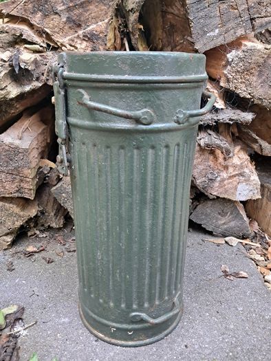 German WWII Gas Mask Canister