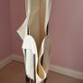 White Butterfly Chair, Metal Frame, Canvas Folding Seat Image 3