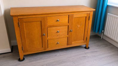 Wooden Storage Cabinet with Drawers & Cupboards