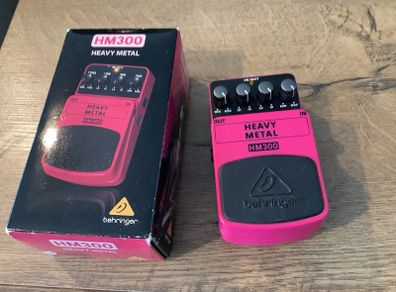 Behringer HM300 Heavy Metal Distortion guitar effect box