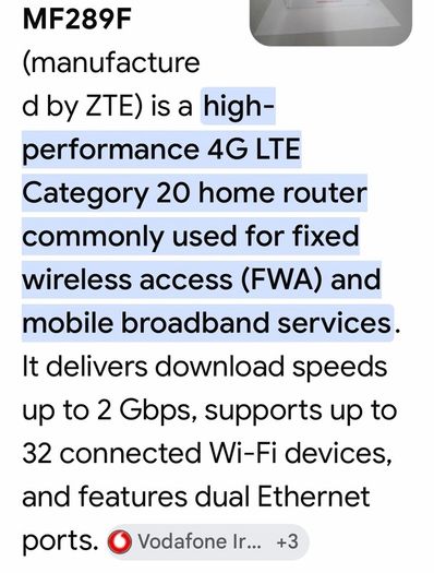 vodafone wifi Router