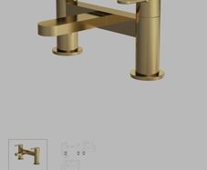 bath filler tap brushed brass