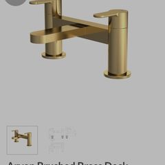 bath filler tap brushed brass