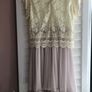 Jovonna London Cream Lace & Pink Chiffon Dress Image 5