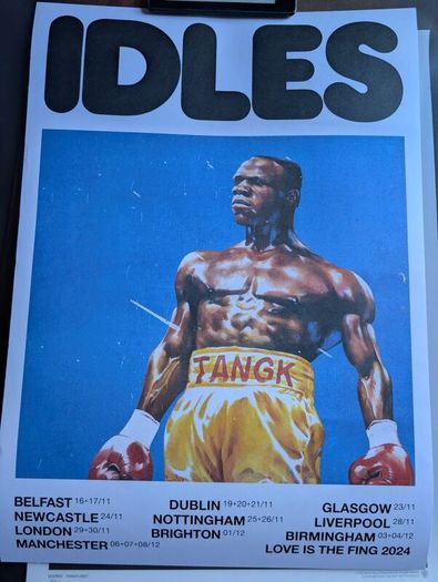 Idles Tour Poster