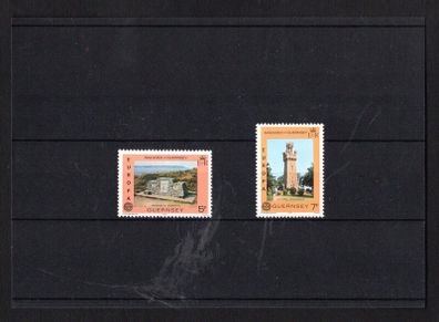 1978 Guernsey Europa Stamps Monuments Commemorative Stamps Mint Never Hinged (MNH)