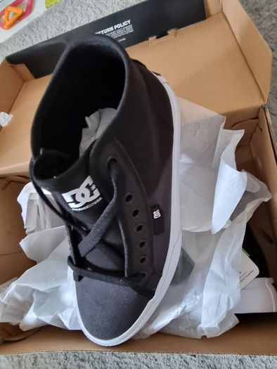 DC Shoes Women's Manual Hi Txse Sneaker, Black, 3,5 UK, 36 EU