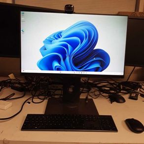 Dell OptiPlex 3060 Micro | i5-8500T | 24" All-in-One Mini PC Setup