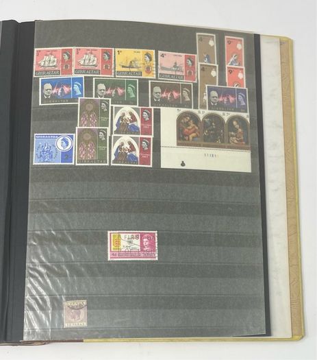 Collection: Switzerland (Helvetia) mainly, Malta, Gibraltar & Andorra Stamps mainy usd but a few mint on 38 pages