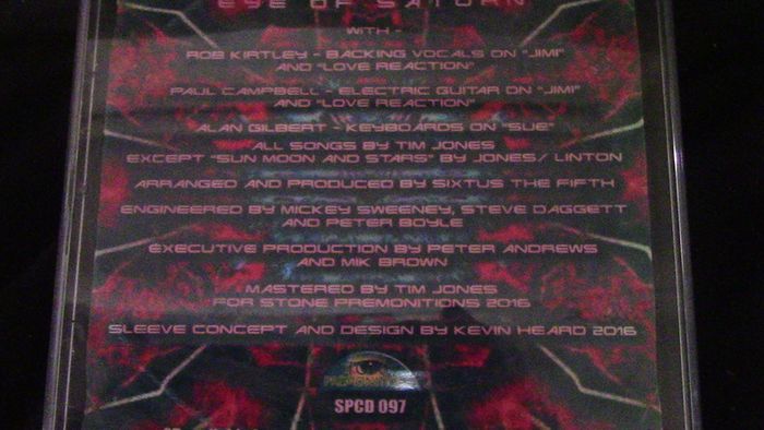 Sixtus The Fifth - Eye of Saturn CD