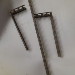 antique brass rail