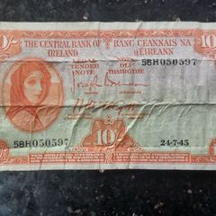 1945 ten shillings