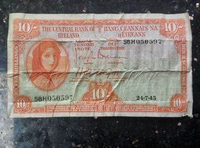 1945 ten shillings