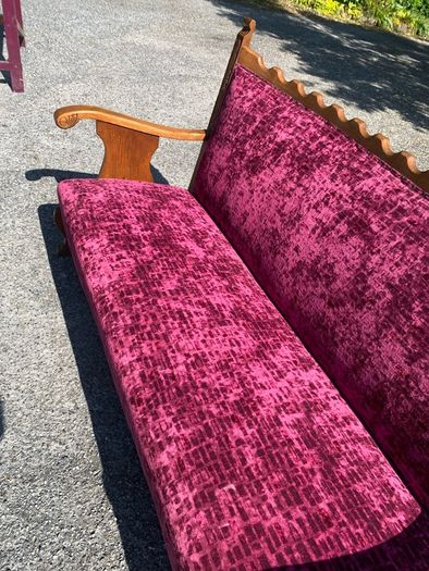 Vintage Oak Couch
