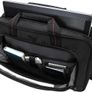 Targus Laptop Bag, Black 15.6" Classic Slim Briefcase Messenger Bag, Spacious, Ergonomic, Foam Padded Laptop Case for Devices Up To 16" (TCT027US) Shoulder Bag 16 inch Image 6