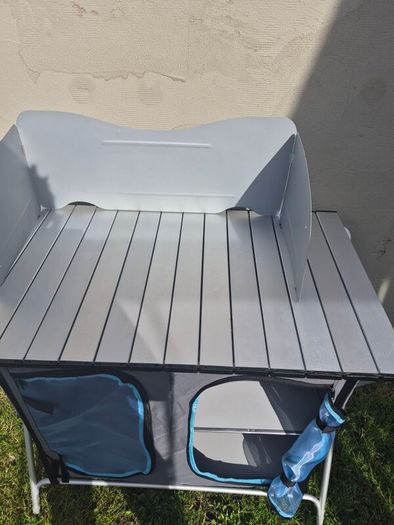 Portable Camping Kitchen / Folding Camp Cupboard Table