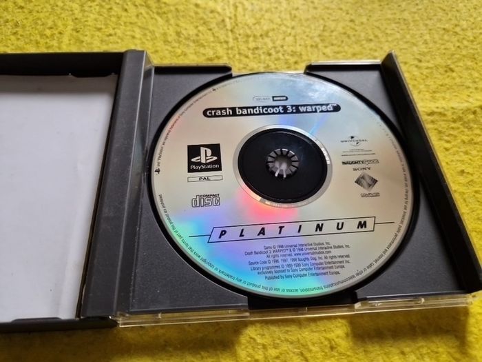 Crash Bandicoot 3 Warpped PlayStation1 Ps1 PlayStation2 Ps2 Games Original