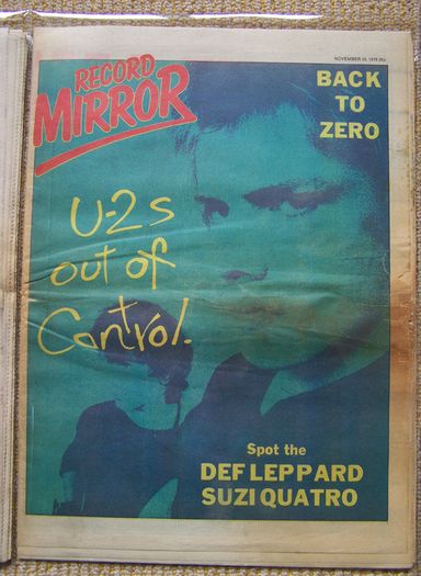 Early U2 Interest Inkies (Ephemera Collection of UK Music Newspapers)