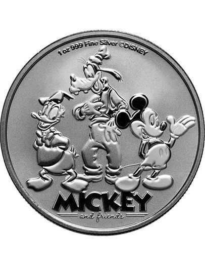 2025 Niue 2 Dollars 1 oz Silver Bullion Coin - Mickey and Friends BU (In Capsule)