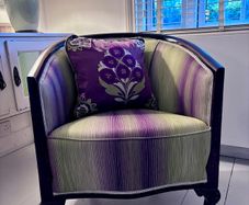 Vintage Tub Chair Professionally Upholstered Excellent Condition