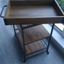 drinks bar trolley with removable tray Image 5