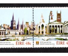 2005 Ireland European Capital of Culture 2005 Cork City Commemorative Stamps Mint Never Hinged (MNH)