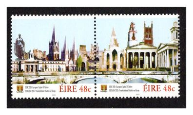 2005 Ireland European Capital of Culture 2005 Cork City Commemorative Stamps Mint Never Hinged (MNH)