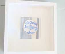 Signed Handmade Bowl in Box Frame  - Great Christmas present