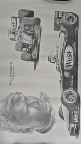 Mika Hakkinen F1 Print