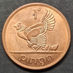 Fantastic 1966 Ireland 1d Peny Unc Coin