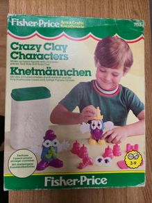 Vintage Fisher Price - Crazy Clay Characters