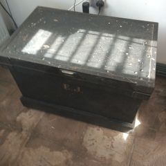 Victorian cabinet makers, mahogany lined tool chest