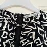 Zara black and white maxi long sleeve dress XS Image 3
