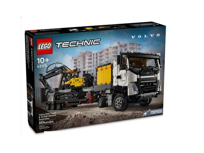 LEGO Volvo FMX Truck & EC230 Electric Excavator - 42175 - NEW