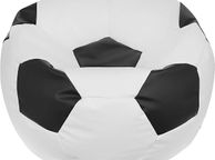 main image for ad Football Bean Bag Chair Black 450 Litre  and White XL Seat for Kids Teens and Adults