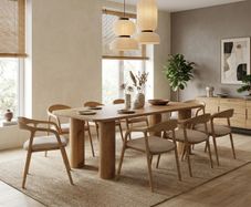 Mokki Ash Dining Chair  Beige Japandi Comfort