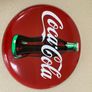 Coca Cola Metal Wall Sign Used Image 2