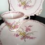 Vintage Tuscan "April Beauty" Bone China Tea Set for One Image 4