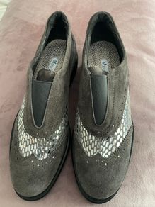 Grey Suede Marco Moreo Shoes - Size 38 - Brand New