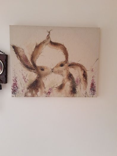 painting on canvas