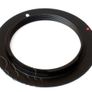 Nikon to M42 Basic adapter, Black Anonised Aluminium. Image 2