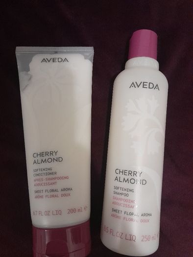 Aveda cherry almond shampoo and conditioner