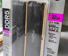 Brand New Pc Ram Crucial Pro 32gb 2x16gb Ddr5 6400mhz Xmp Expo