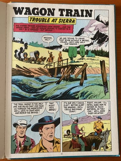 Cowboy annual:'Wagon Train' annual 1960