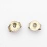 925 Vintage Sterling Silver Cats Stud Earrings Image 5