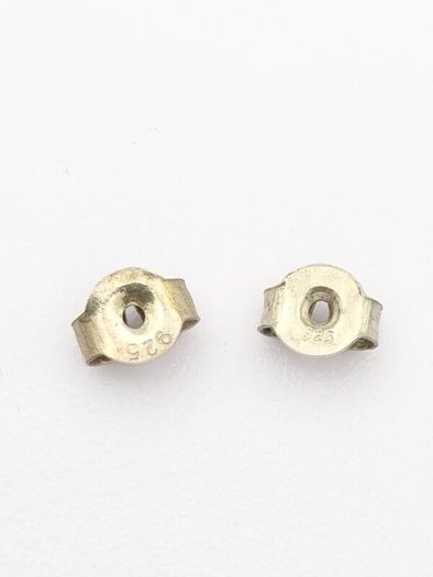 925 Vintage Sterling Silver Cats Stud Earrings