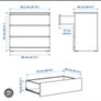 Ikea chest of 3 drawers Image 5